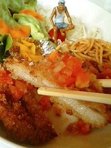 チキンカツ サルサソース(ランチセット700円)