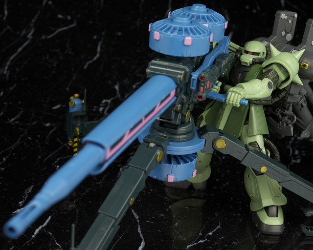 HG 量産型ザク+ビッグガン （サンダーボルト） レビュー : はっ