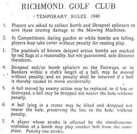 wartime rules