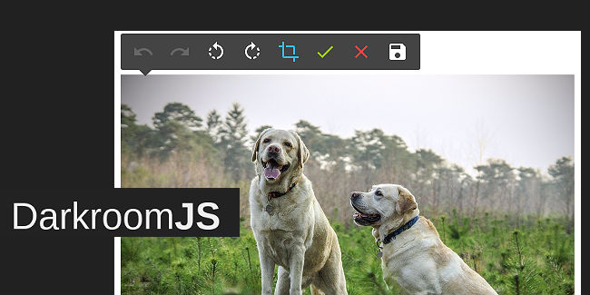 Web上に表示された画像をそのまま編集できるjsライブラリ Darkroomjs を使ってみた うえぶはっく