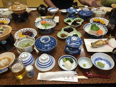 宿の夕飯