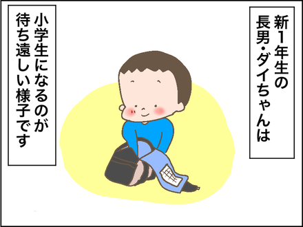 ピカピカのランドセル