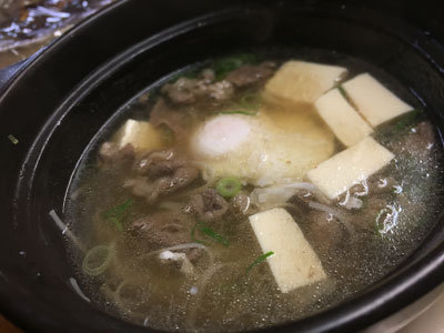明石 立呑み 呑べえ 肉吸い 半分個