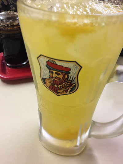 明石 立呑み 呑べえ チューハイオレンジ