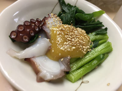 明石 立呑み 呑べえ タコぬた