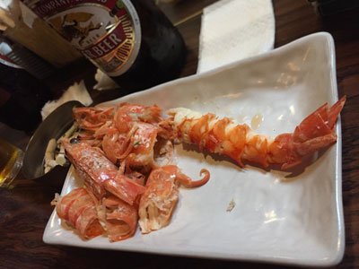 姫路 路地裏 居酒屋 慶 海老塩焼き
