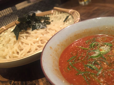姫路 居酒屋 楽歳 ピリ辛つけ麺