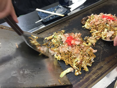 姫路 網干 牡蠣鉄板 matsumoto 焼きそば