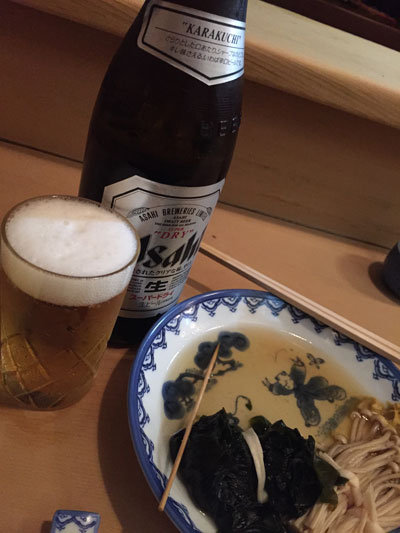姫路 おでん 十七八 ビール 追加