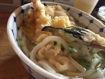 姫路 うどん 麦 天ぷらうどん