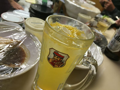 明石 立吞み 吞べえ オレンジサワー