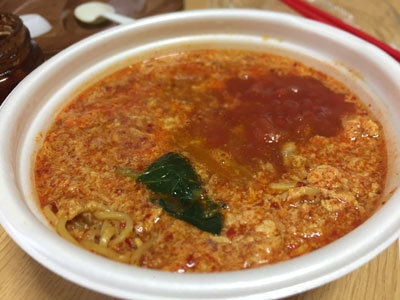まぁころ 実験 唐三 トマト辛麺