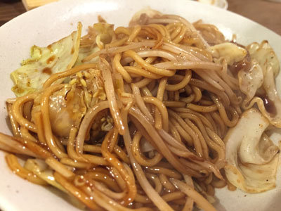 姫路 立呑み 鶴亀八番 ソース焼きそば