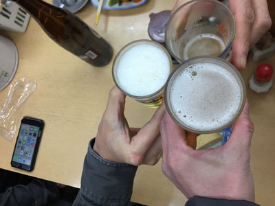 神戸市 長田 お食事処 一冨士 乾杯