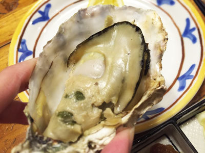 赤穂 レストラン 初音 焼き牡蠣 レモン