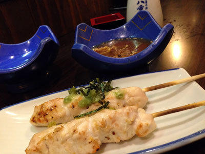 姫路 炭火焼鳥 ゆ鳥 お溝筋店 むね串焼き