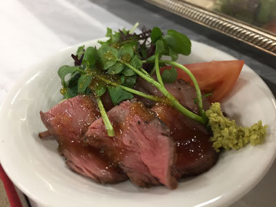 播磨美酒美食の宴 2018 酒肴 ローストビーフ
