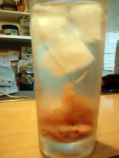 高砂 荒井 居酒屋 大隆 麦焼酎 梅