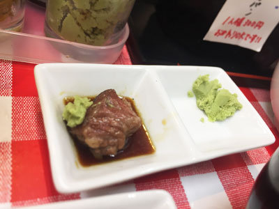 姫路 ステーキ まるまさ 薬味