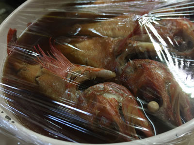 明石 立呑み 呑べえ 魚の煮付け