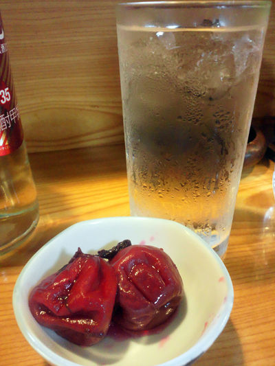 姫路 広畑 焼き鳥 丸福 自家製 梅