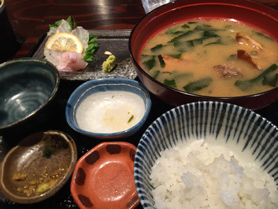 明石 魚の棚商店街 うお左衛門 ランチ 小鉢