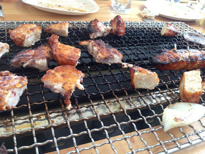 姫路 妻鹿漁港 とれとれ市場 BBQ 天ぷら
