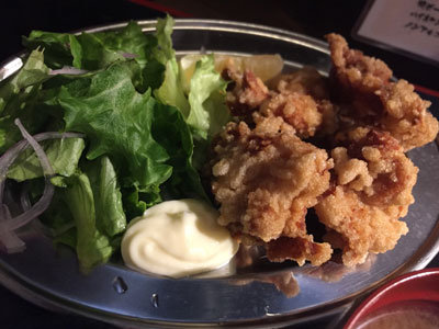 姫路 立呑み 鶴亀八番 鶏からランチ