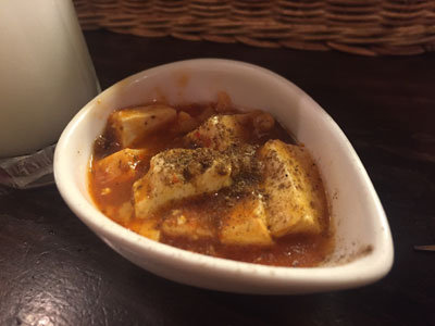 明石 立呑み処 つなぎ家 麻婆豆腐