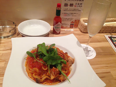 明石 オマール バル Orata パスタ
