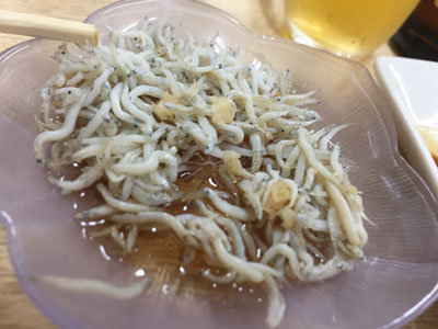 神戸 塩屋 お食事処 しろちゃん しらす 二杯酢