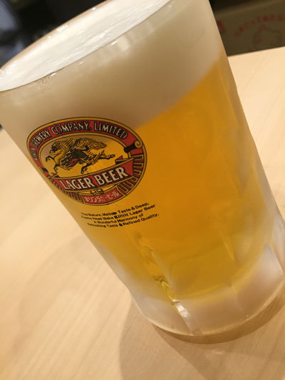明石 卵焼き専門店 松竹 生ビール