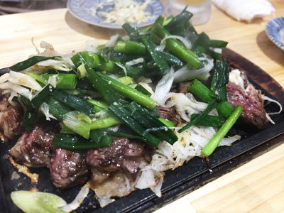 姫路 肉酒場 肉のまるまさ ハラミねぎ