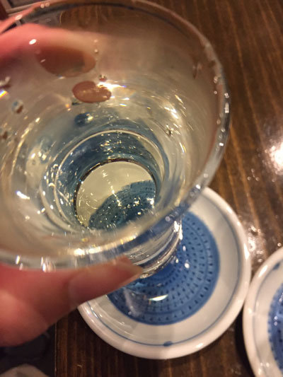 姫路 立呑み めぐみ家 日本酒 グラス