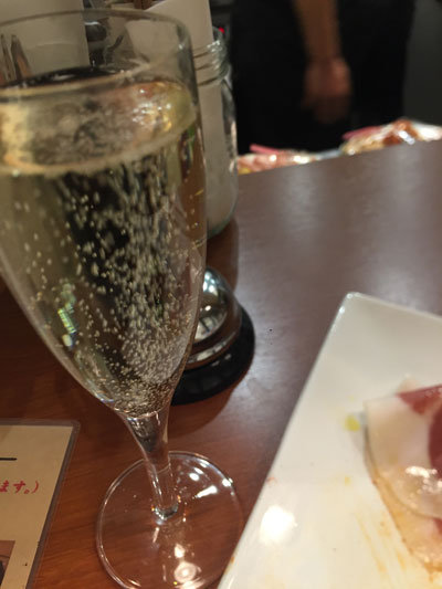 明石 ステーキ酒場 MORISHIN スパークリング ワイン