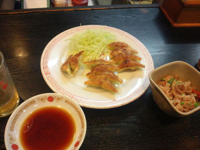 博多 駅前 老舗 餃子の店 旭軒 焼き餃子