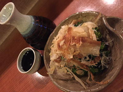 姫路 居酒屋 じごろ 小廣 菜の花のお浸し