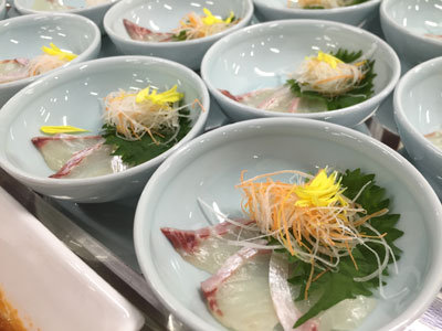 鯛のお造り
