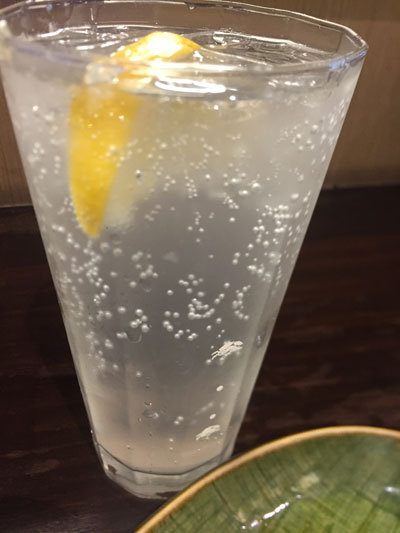 明石 立ち呑み処 つなぎ家 レモンチューハイ