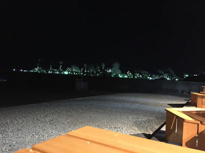 網干 工場の夜景