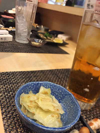 姫路 吞み処 里庵 漬物