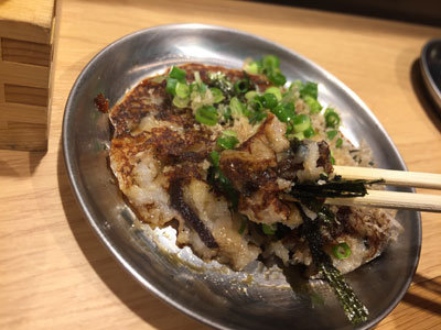 姫路 立吞み 卯の助 山芋すりおろし