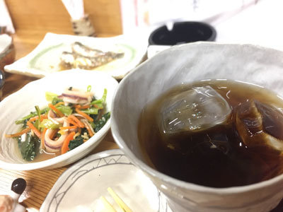 姫路 吞喰 瑞 麦焼酎ウーロン割り