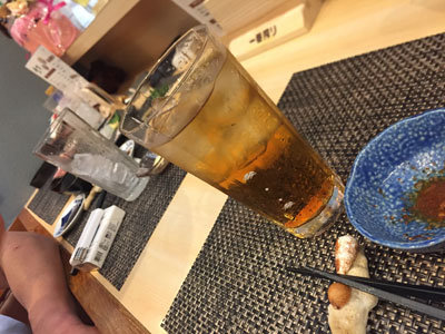 姫路 吞み処 里庵 麦焼酎ウーロン割り