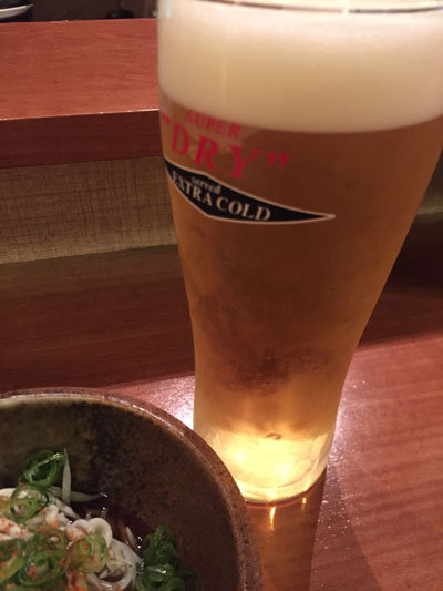 姫路 居酒屋 じごろ 小廣 生ビール