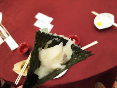 マッシュポテト 海苔巻き
