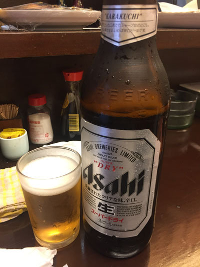 姫路 立呑み 与太呂 瓶ビール