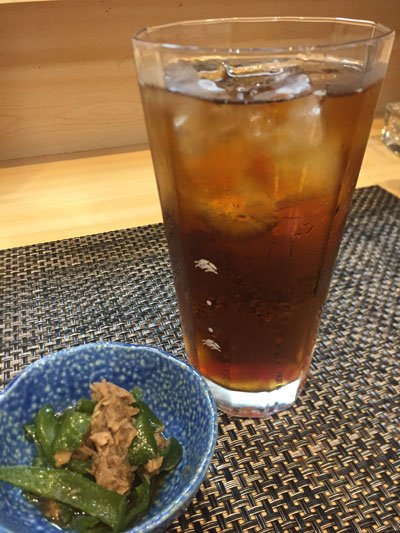 姫路 吞み処 里庵 麦焼酎烏龍割