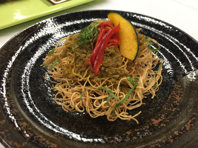 播州のめんまつり 2017 みかしほ学園 カレーパリパリそうめん