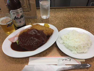 神戸 新開地 洋食 金プラ A定食